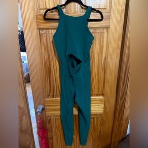 Year of Ours Teal Sleeveless Jumpsuit